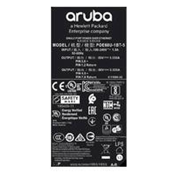 HPE Aruba R1C73A AP-POE-BTSR Inyector PoE 60W