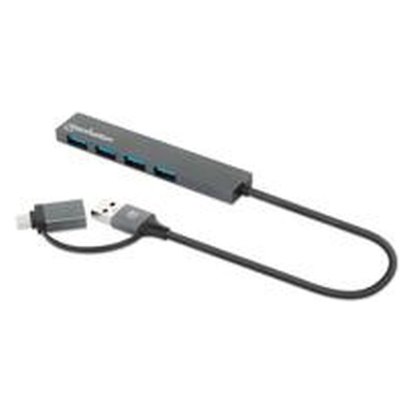 Manhattan 181006: Hub USB-A 3.2 Gen 1 a USB-C