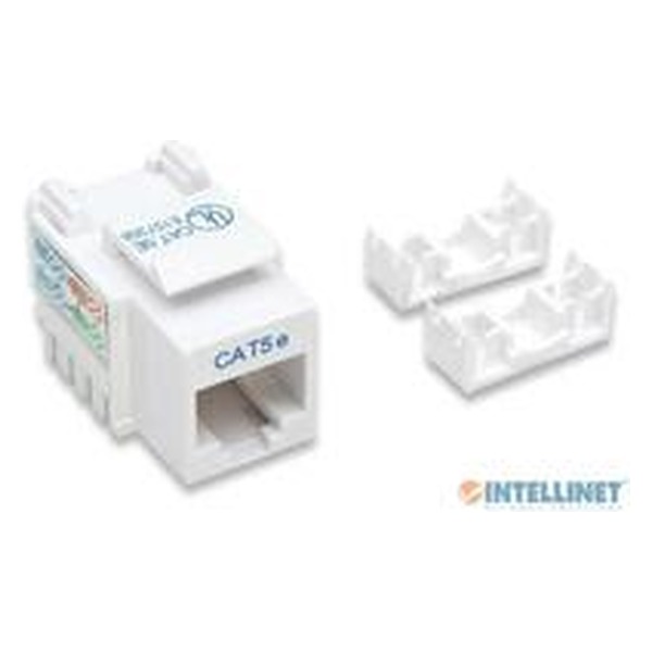 INTELLINET 210355 Jack Keystone Cat 5E Impacto Blanco