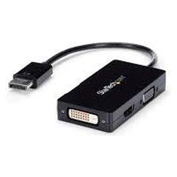 STARTECH.COM - ADAPTADOR DE VIDEO DISPLAYPORT A VGA DVI O HDMI - CONVERTIDOR A/V 3 EN 1 PARA VIAJES - 1080P - 1920X1200 - STARTECH.COM MOD. DP2VGDVHD