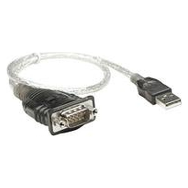MANHATTAN CONVERTIDOR USB A SERIAL DB9M BOLSA