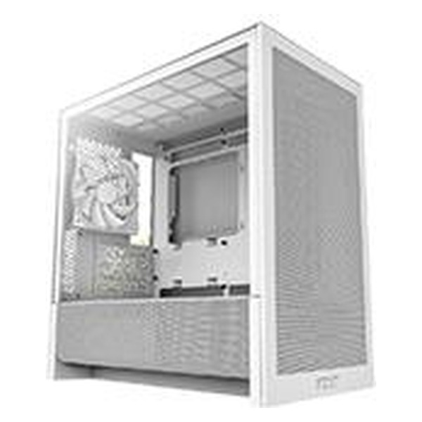 Gabinete NZXT H3 Flow Mini Torre Micro-ATX Blanco Vidrio Tem
