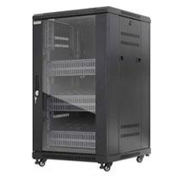 Gabinete 19 Pro Line con Extractores de Aire, 18U - INTELLIN