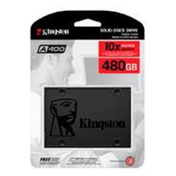 KINGSTON - UNIDAD DE ESTADO SOLIDO KINGSTON INTERNO A400 480GB 2.5 SATA3 7MM LECT.500/ESCRIT.450MB/S PC/LAPTOP SA400S37/480G