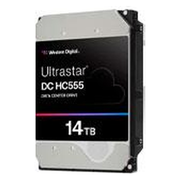 WD - WESTERN DIGITAL - DISCO DURO INTERNO WD ULTRA STAR HC555 14TB 3.5 ESCRITORIO SATA3 6GB/S 512MB 7200RPM 24X7 SERVER DATACENTER DVR NVR  0B48721-WUH722014CLE6L4