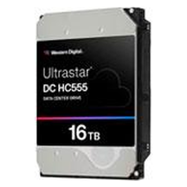 WD - WESTERN DIGITAL - DISCO DURO INTERNO WD ULTRA STAR HC555 16TB 3.5 ESCRITORIO SATA3 6GB/S 512MB 7200RPM 24X7 SERVER DATACENTER DVR NVR  0B48722-WUH722016CLE6L4