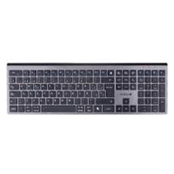 TECH ZONE ACCESORIOS - TECLADO - TECHZONE - TZACTCB01 - BLUETOOTH 2.0 Y 3.0 - BATERIA RECARGABLE  TIPO C - 2400MHZ - 10M DE ALCANCE - TECLAS 108 + 12 MULTIFUNCION - QWERTY