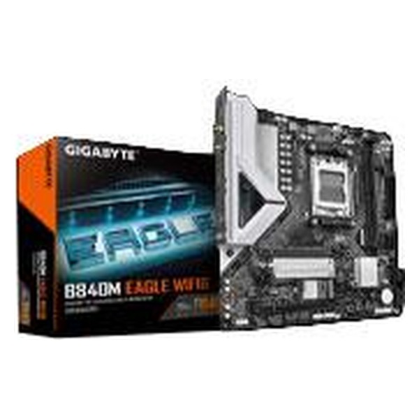 GIGABYTE - TARJETA MADRE GIGABYTE B840M EAGLE WIFI6 / SOCKET AM5 / DDR5 / MICRO ATX / GAMA MEDIA