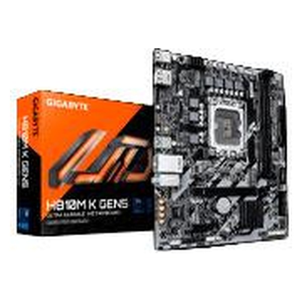 GIGABYTE - TARJETA MADRE GIGABYTE H810M K GEN5 / SOCKET LGA1851 / DDR5 X2 / MICRO ATX / GAMA BASICA