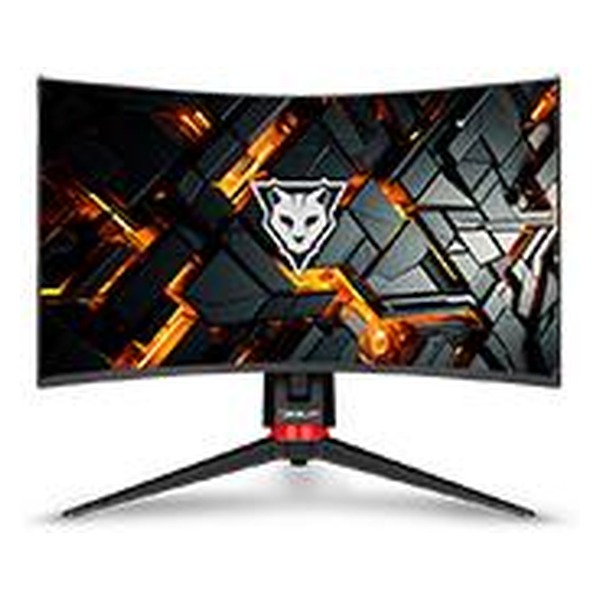 OCELOT GAMING - MONITOR OCELOT GAMING OM-32 / 31.5 PULGADAS / CURVO /RESOLUCION QHD 2K 2560 X 1440 / 180HZ / 5MS / FREESYNC / 2X HDMI / 2X DP / 1X AUDIO OUT /BOCINAS 3W INCLUIDAS/ VESA 100X100 / COLOR NEGRO