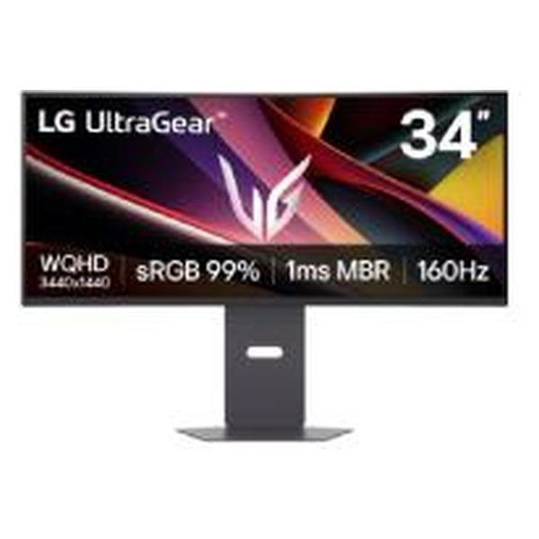 LG 34GN650-B Monitor Gaming Ultragear Curvo 34 WQHD 160Hz