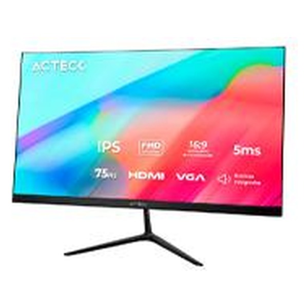 ACTECK - MONITOR ACTECK CAPTIVE VIVID SP245 / 24.5 PULGADAS / PLANO / LED / FULL HD / BOCINAS INTEGRADAS / 5 MS / VGA, HDMI / VESA 75 / AJUSTE DE INCLINACION / 3 A?OS DE GARANTI...