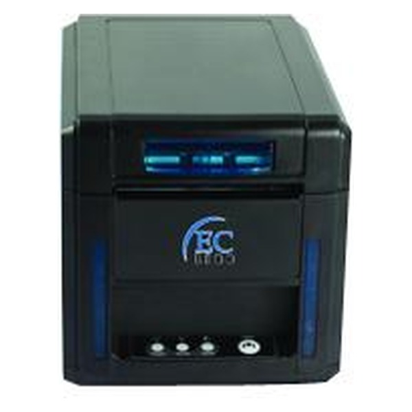 EC LINE - MINIPRINTER EC LINE EC-PM-80340, NEGRO, TERMICA, 80 MM, USB, SERIAL, ETHERNET (RED), RJ11, CORTE AUTOMATICO, 300 MM/SEG, ALERTA DE SONIDO Y LUZ, PARA COCINA