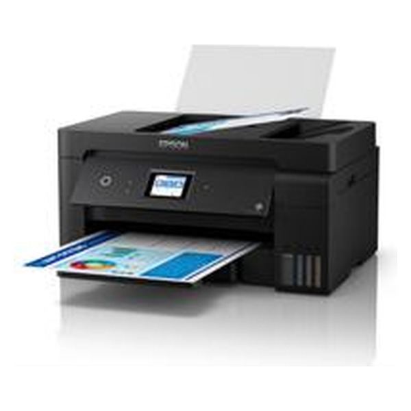 EPSON - MULTIFUNCIONAL EPSON L14150, PPM 38 NEGRO/24 COLOR, TINTA CONTINUA, ECOTANK, USB, RED, WIFI, ADF, DOBLE CARTA, TABLOIDE
