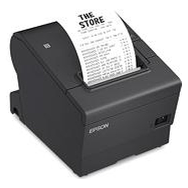 EPSON - MINIPRINTER EPSON TM-T88VII, TERMICA, 80 MM O 58 MM, SERIAL, USB, ETHERNET RECIBO /AUTOCORTADOR, NEGRA