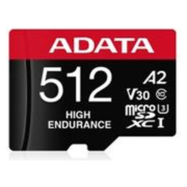 ADATA Micro SDXC 512GB UHS-I 100MB/s U3 A2 para Videovigilan