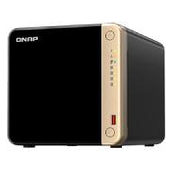 QNAP - QNAP TS-464 4-BAY HIGH-PERFORMANCE DESKTOP NAS. INTEL 4C/4T PROCESSOR, BURST UP TO 2.9GHZ WITH 8GB DDR4 RAM, 2 X 2.5GBE, 2 X M.2 2280 PCIE GEN 3 X1, 1 X PCIE GEN3 X2 SLOT...
