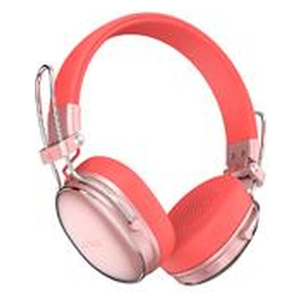 ACTECK - AUDIFONOS ACTECK LUXE CHIC HP710 / DIADEMA / INALAMBRICOS / BT 5.4 / MICROFONO OMNIDIRECCIONAL / 20 HZ A 20 KHZ / BATERIA 30 HRS / CANCELACION DE RUIDO HIBRIDO / SALMON...