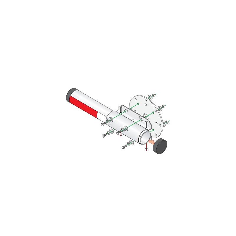 Kit de Instalación para Brazos de Barrera DKS Doorking | Precio México - Envío Inmediato | LM Soluciones