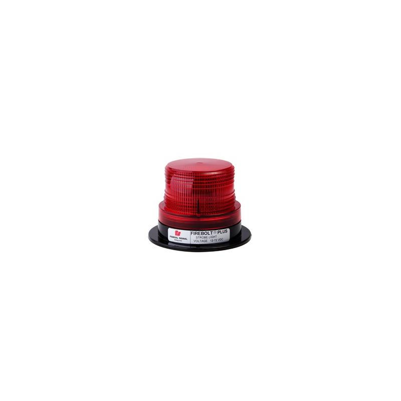 Estrobo rojo FireBolt Plus con tubo de reemplazo, 12-72 Vcc (2 Joules)