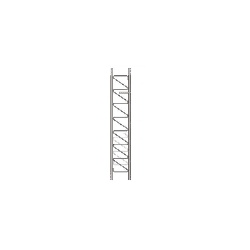 Sección de Torre ROHN cara de 12.5" y 3.05 m (10 pies) de Altura. Galvanizado en caliente.