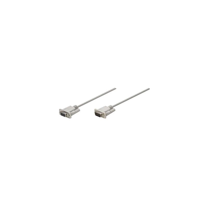 Cable Serial DB9 Macho a Hembra 1.8 metros