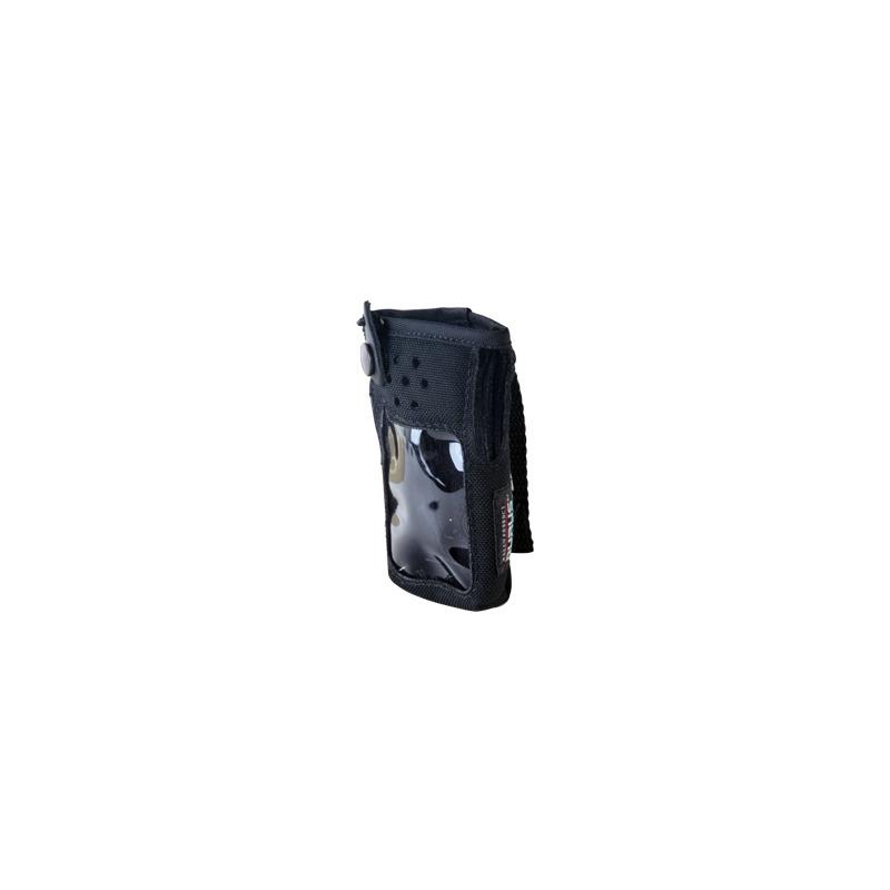 Funda reforzada de Nylon, lazo para cinto, correa con broche y visor frontal para IC-F1000T/09 o IC-F2000T/09.