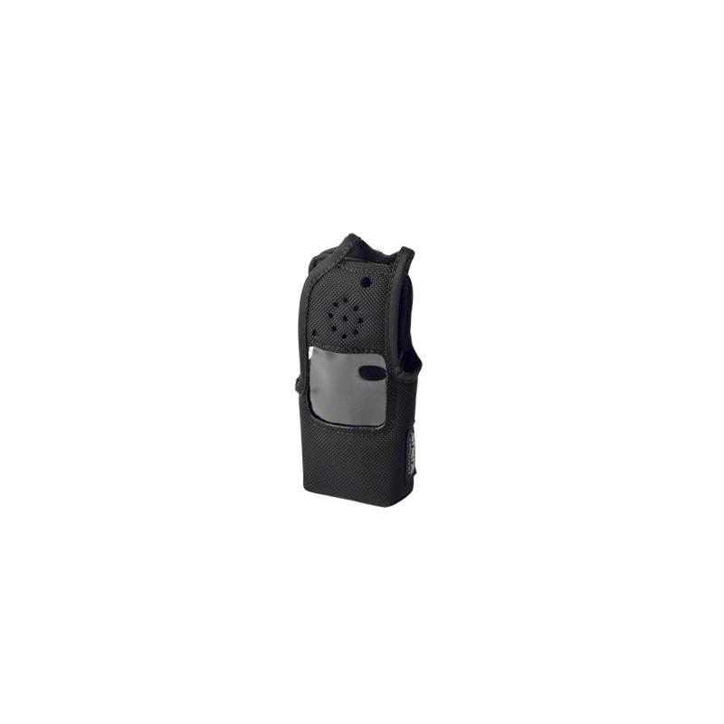 Funda de Nylon, clip-cinto, capuchón con broches / botones y visor  frontal / IC-F3161, IC-3261, IC-3360.