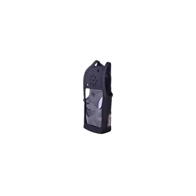 Funda de Nylon, clip-cinto, capuchón con broches para botones y visor frontal-DTMF / IC-F3161, IC-F3261/ 3360.