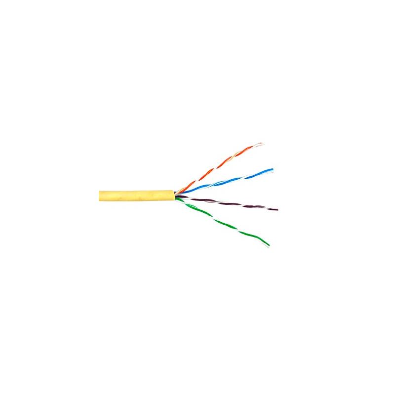 Cable UTP Cat6 Amarillo 305m Genesis - Certificado CMR | Precio México - Envío Inmediato | LM Soluciones
