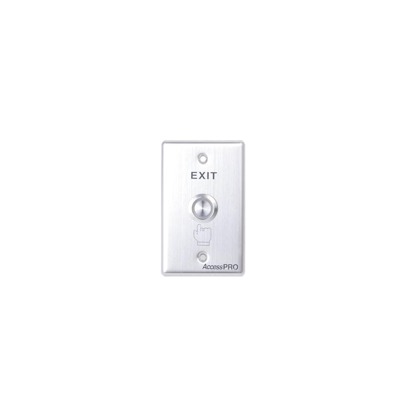 Botón de aro iluminado verde IP65 ACCESSPRO