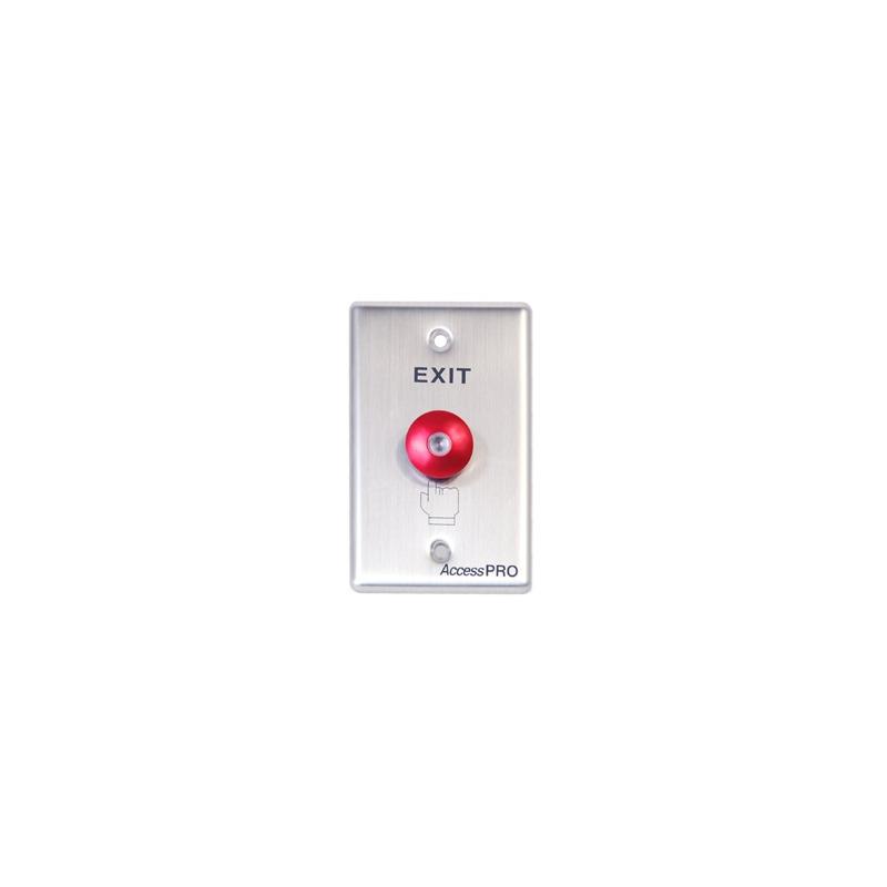 Botón Redondo Rojo con LED - ACCESSPRO | Precio México - Envío Inmediato | LM Soluciones