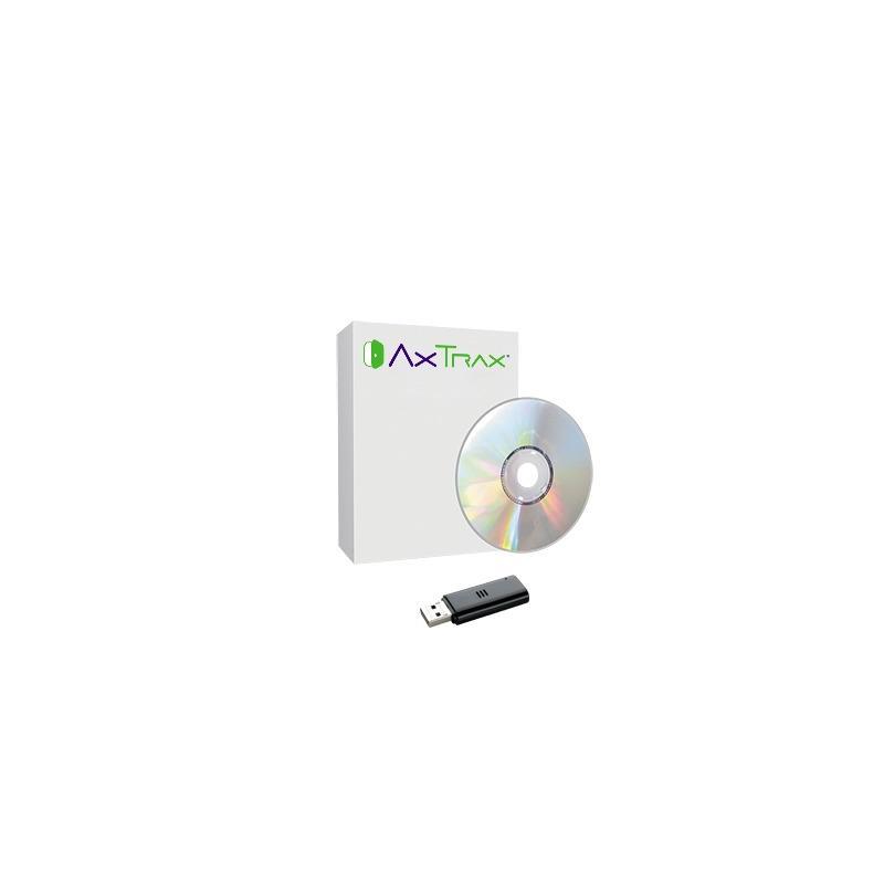 Licencia con llave USB para AXTRAX NG, para uso de canales de video de DVRs HIKVISION