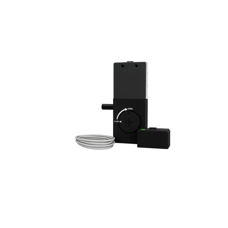 Cerradura Electrónica / ACCESS-LOCK-WR / 12V DC / IP40 / Para Puertas de Garage / Conexión Cableada / Bloqueo Automático / -20°C a +60°C
