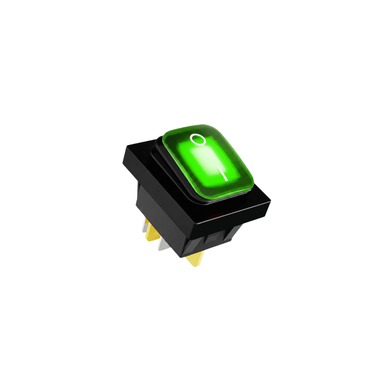 Interruptor Switch LED Verde IP65 ACCESSPRO Industrial NO/CO | Precio México - Envío Inmediato | LM Soluciones