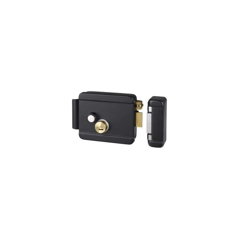 Cerradura Eléctrica Exterior Derecha Negra ACCESSPRO | Precio México - Envío Inmediato | LM Soluciones