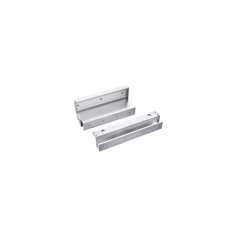 Montajes en U para puertas de Solo Cristal ( puerta y marco) para uso con Chapa Magnética MAG600NLED y MAG600NTLED