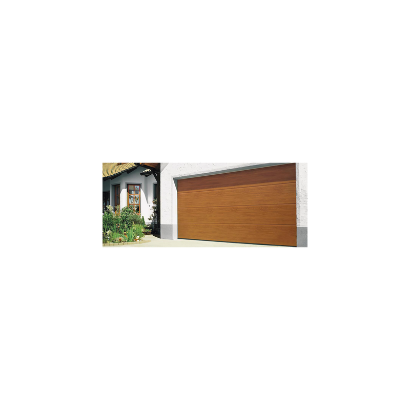 Puerta Garage 8x7 Aislada Estilo Americana Golden Oak ACCESS | Precio México - Envío Inmediato | LM Soluciones