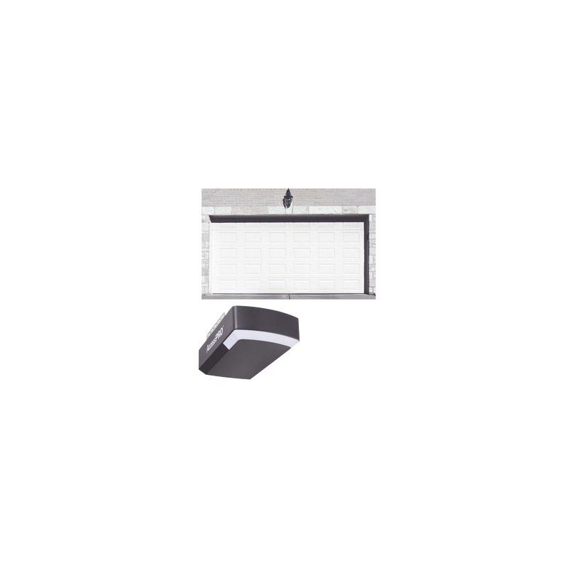 Kit Puerta Garage 20x7 Pies Cuadro Corto Accespro Motor FS10