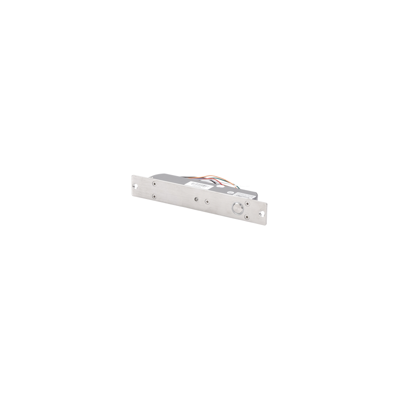 Cerradura de Perno 2000 kg de sujeción/ Abierta en caso de falla (Fail Safe)/ Con temporizador y Sensor de puerta