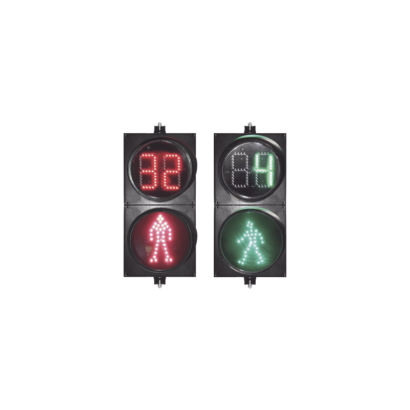 Semáforo Peatonal Cuenta Regresiva ACCESSPRO 20cm Rojo Verde | Precio México - Envío Inmediato | LM Soluciones