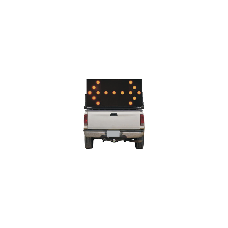 Tablero de señalización doble para montaje en pick up