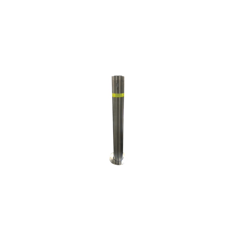 Bolardo retráctil de Acero Inoxidable de 900 mm de Altura / Ideales para delimitación vehicular y peatonal 