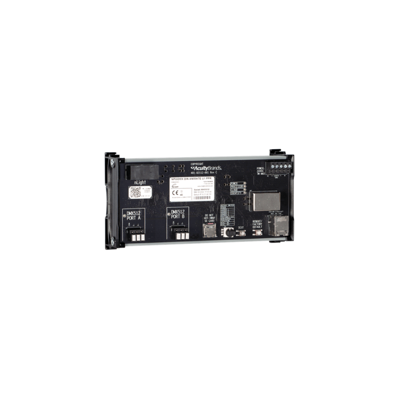 Controlador DMX Dinámico nLight Animate / Hasta 4 Universos DMX (2048 Canales) / Integración nLight-DMX / Protocolos sACN-Art-Net-KiNET / Software Pathscape Gratuito / Montaje DIN o Gabinete NEMA 1