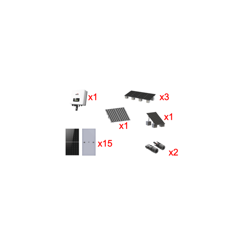 Kit Solar Interconexión 9kW 220Vca AFORE con Montaje