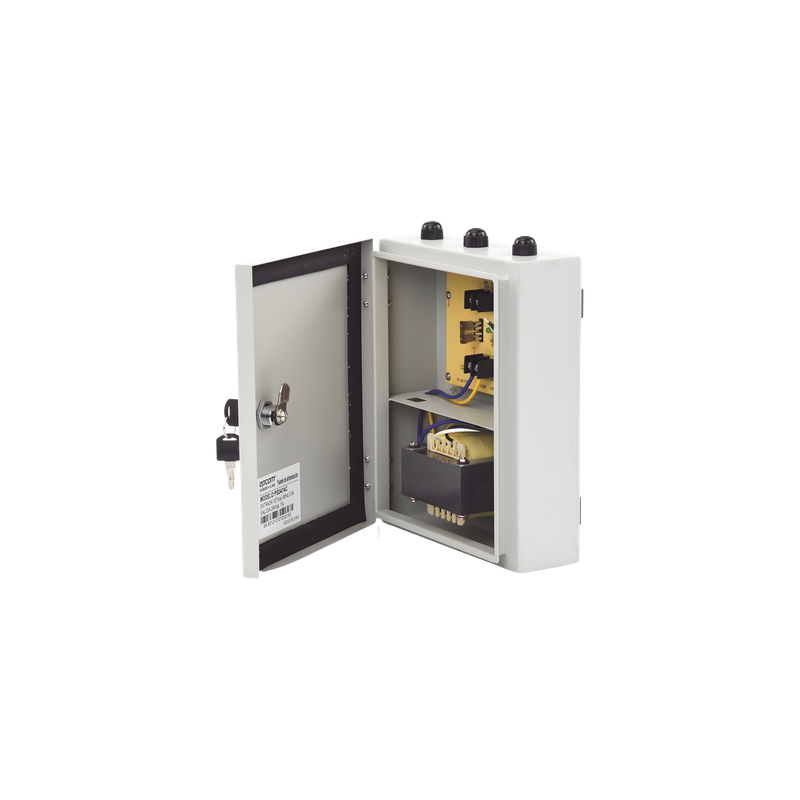 Fuente de Poder para Domos PTZ / 24 VCA @ 7A / 170W / IP65 / 127 VCA Entrada / 0.82 x 0.69 x 0.30 pies