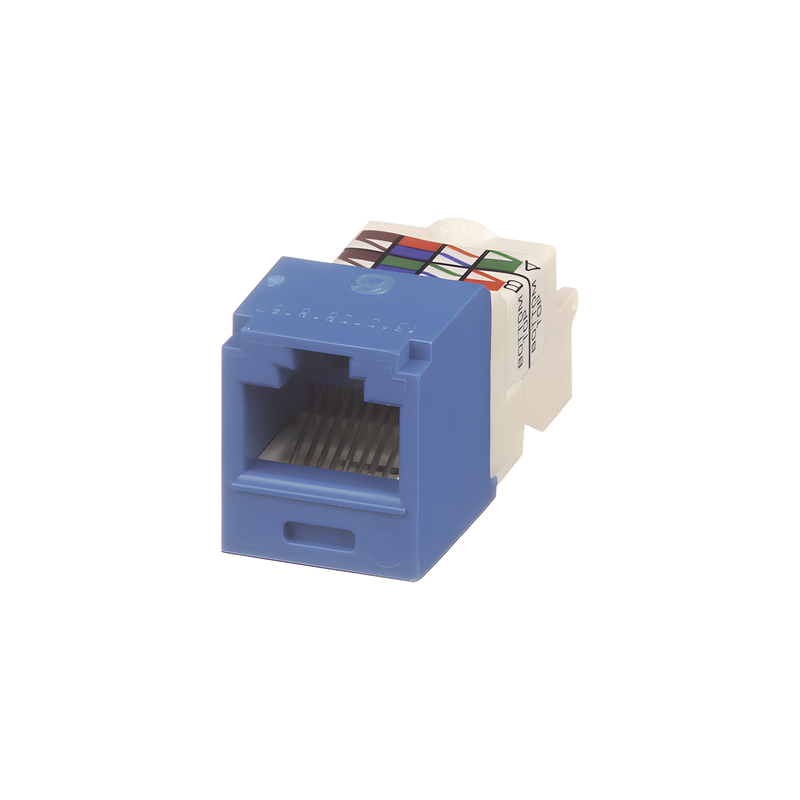Conector Jack RJ45 Cat 6 Panduit TP Mini-Com CJ688TPBU Azul