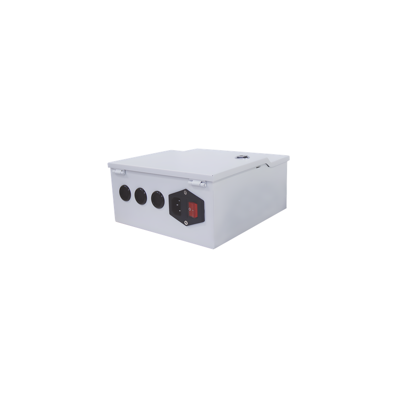 Fuente de Poder / Entrada 100-240 Vca / Salida 24 Vca / 20 A / 16 Canales / 36 W / Rango -25°C a 40°C / 8.5 x 7.95 x 3.86 in
