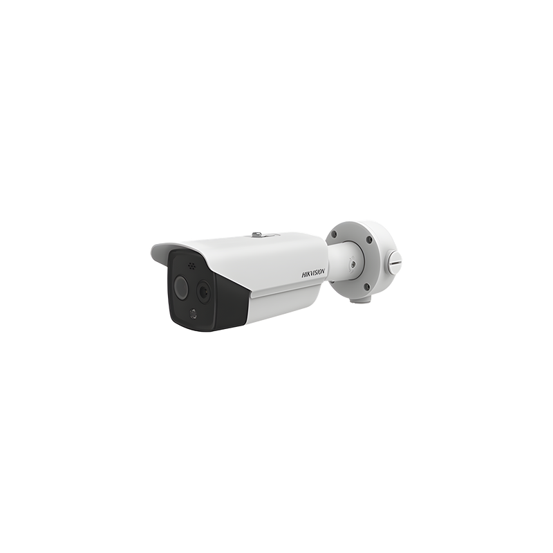 Cámara Bala IP Termográfica / Medición Temperatura -20°C a 150°C / Sensor Térmico 160 x 120 / Teleobjetivo Térmico 9.7 mm / Óptica 5 MP / IR 40 m (131.2 ft) / IP67