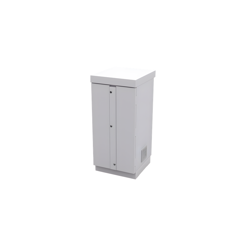 Gabinete de Seguridad / Capacidad 6 Baterías PL110D12 / Acero Galvanizado / Cierre con 2 Candados / Mesa Interior / Exterior IP / 52 kg / 775 x 755 x 558 mm
